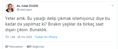 Avukat Celal Ülgen'den '65 yaş' tepkisi: Bu kadar da yapılmaz ki? - Resim : 1