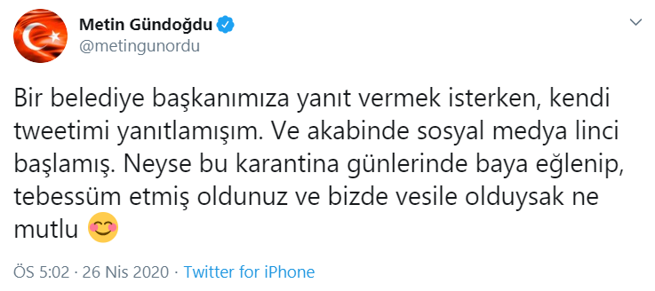Kendi tweetini cevaplamıştı: Sosyal medyanın diline düşen AKP'li vekilden açıklama - Resim : 2
