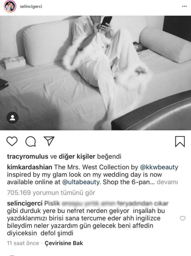 Selin Ciğerci'den Kim Kardashian'a olay küfürler! Görenler gözlerine inanamadı - Resim : 1