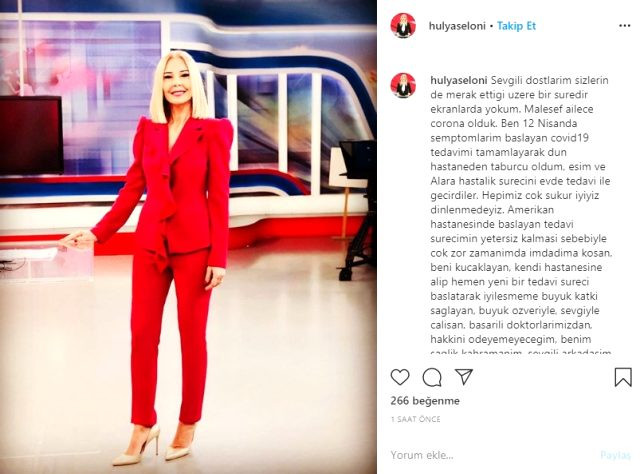 Kanal 7 haber spikeri Hülya Yürekli Seloni, koronavirüse yakalandı - Resim : 2