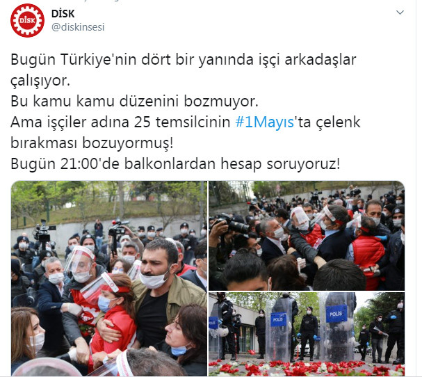 DİSK Başkanı Arzu Çerkezoğlu gözaltına alındı - Resim : 3