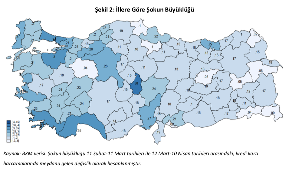 Koronavirüs sonrasında kredi kartı harcamaları çakıldı: En çok hangi şehirlerde düştü? - Resim : 2