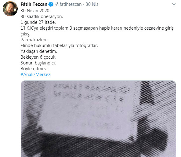 Fatih Tezcan tutuklanıp serbest bırakıldı - Resim : 1