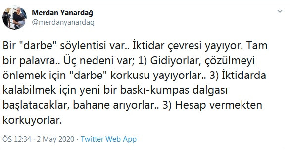 AKP'nin yandaş medyası ve troll ordusu ile 'darbe' söylentisini yaymasının 3 nedeni - Resim : 1