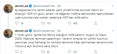 Ahmet Şık HDP'den istifa ettiğini açıkladı - Resim : 2