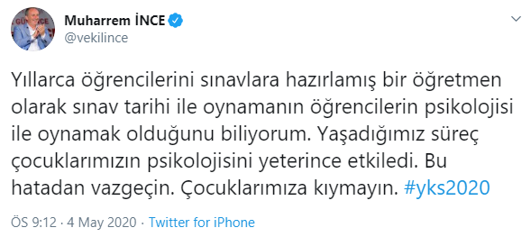 Muharrem İnce: Bu hatadan vazgeçin, çocuklarımıza kıymayın - Resim : 2