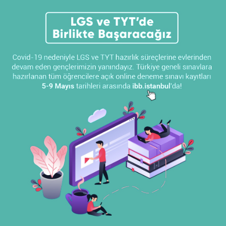 İBB'den öğrencilere online sınav desteği - Resim : 1