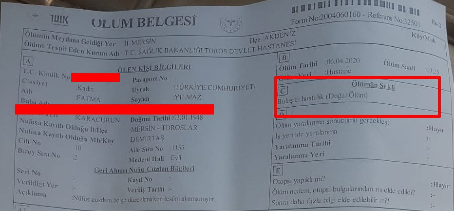 Koronavirüs teşhisindeki ihmal ölüme götürdü: Soruşturma başlatıldı - Resim : 1