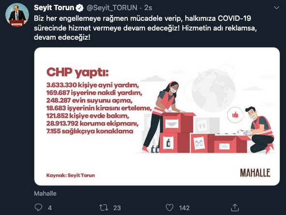 CHP'li Torun: Hizmetin adı reklamsa, devam edeceğiz! - Resim : 1