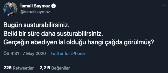 İsmail Saymaz: Türkiye'de henüz 'AKP iktidarını eleştirmek suçtur' denilemediği için... - Resim : 3