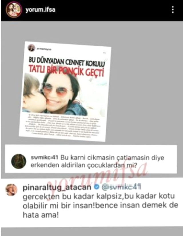 Pınar Altuğ, çocuğunu kaybeden Ebru Şallı'ya yapılan acımasız yoruma sert çıktı: İnsan demek hata - Resim : 1