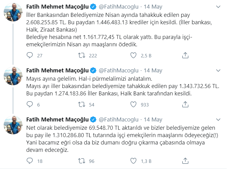 Tunceli Belediye Başkanı Maçoğlu: Belediye hesabından kesinti yapıldı - Resim : 1