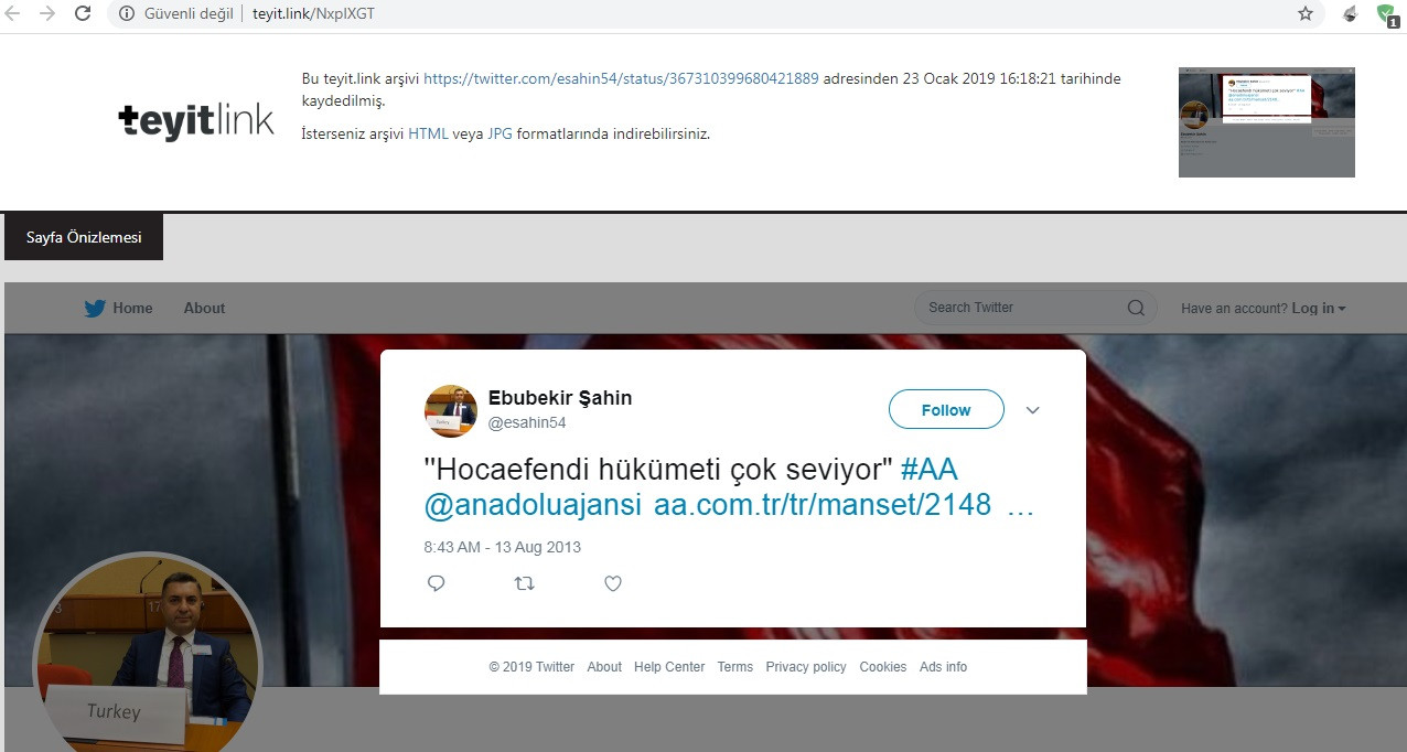 RTÜK Başkanı Ebubekir Şahin'in FETÖ paylaşımı ortaya çıktı: 'Hocaefendi hükümeti çok seviyor' - Resim : 3