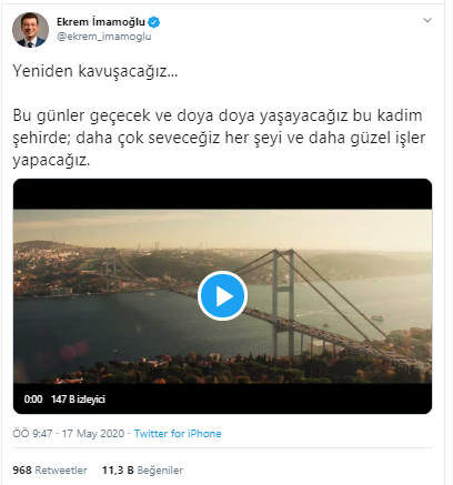 Ekrem İmamoğlu'ndan İstanbul'a mesaj: 'Yeniden kavuşacağız...' - Resim : 1