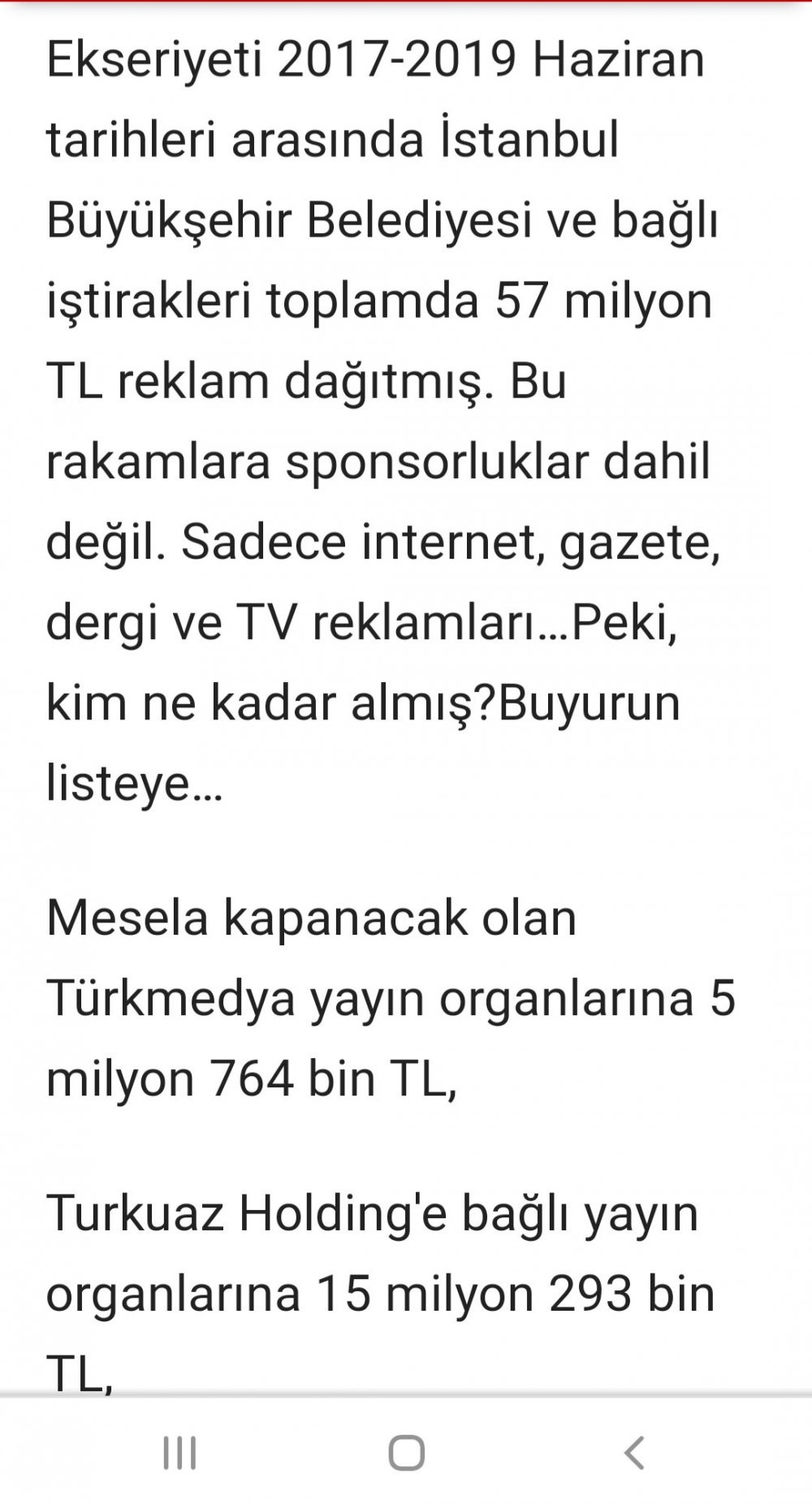 Merdan Yanardağ büyük vurgunu açıkladı: İmamoğlu'ndan önce İBB'nin bütçesi yandaş medyaya akmış - Resim : 1