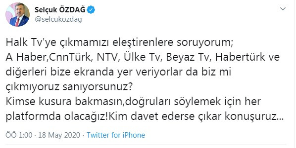 Ahmet Davutoğlu'nun Gelecek Partisi'nden Halk TV açıklaması - Resim : 1