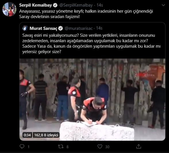 Polisten Beyoğlu'nda tepki toplayan uygulama: 'Savaş esiri mi yakalıyorsunuz?' - Resim : 1