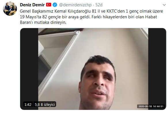 Kılıçdaroğlu ile görme engelli Habat Baran arasında duygulandıran diyalog - Resim : 1