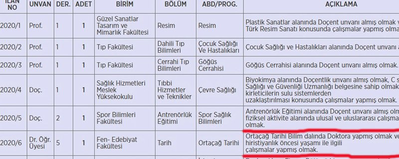 Üniversite ‘Viking Uzmanı’ için ilan yayımladı, başvuru şartlarına yalnızca müftülükteki isim uydu! - Resim : 1