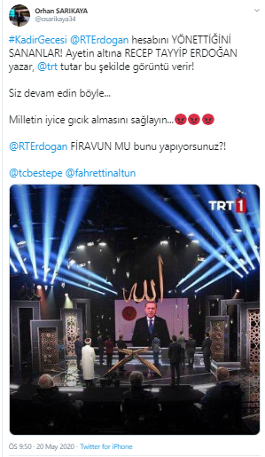 TRT'de Erdoğan'ın video konferans ile bağlandığı programda rahatsız eden görüntü! - Resim : 3