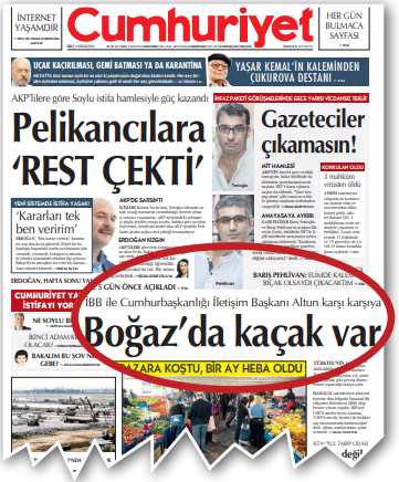 Boğaz'daki kaçak haberinde kamu yararı yokmuş! Altun'a bağlı kurumdan Cumhuriyet'e rekor ceza - Resim : 2