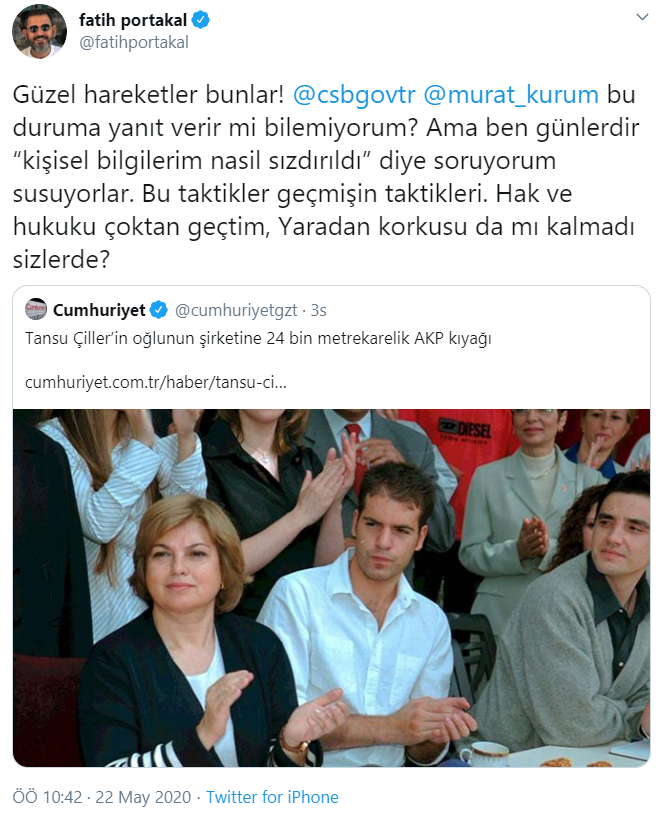 Fatih Portakal Tansu Çiller'in oğluna verilen 'kıyağı' paylaştı: Bu taktikler geçmişin taktikleri - Resim : 2