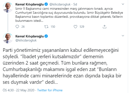 Kılıçdaroğlu'ndan Erdoğan'a jet 'cami provokasyonu' yanıtı - Resim : 2