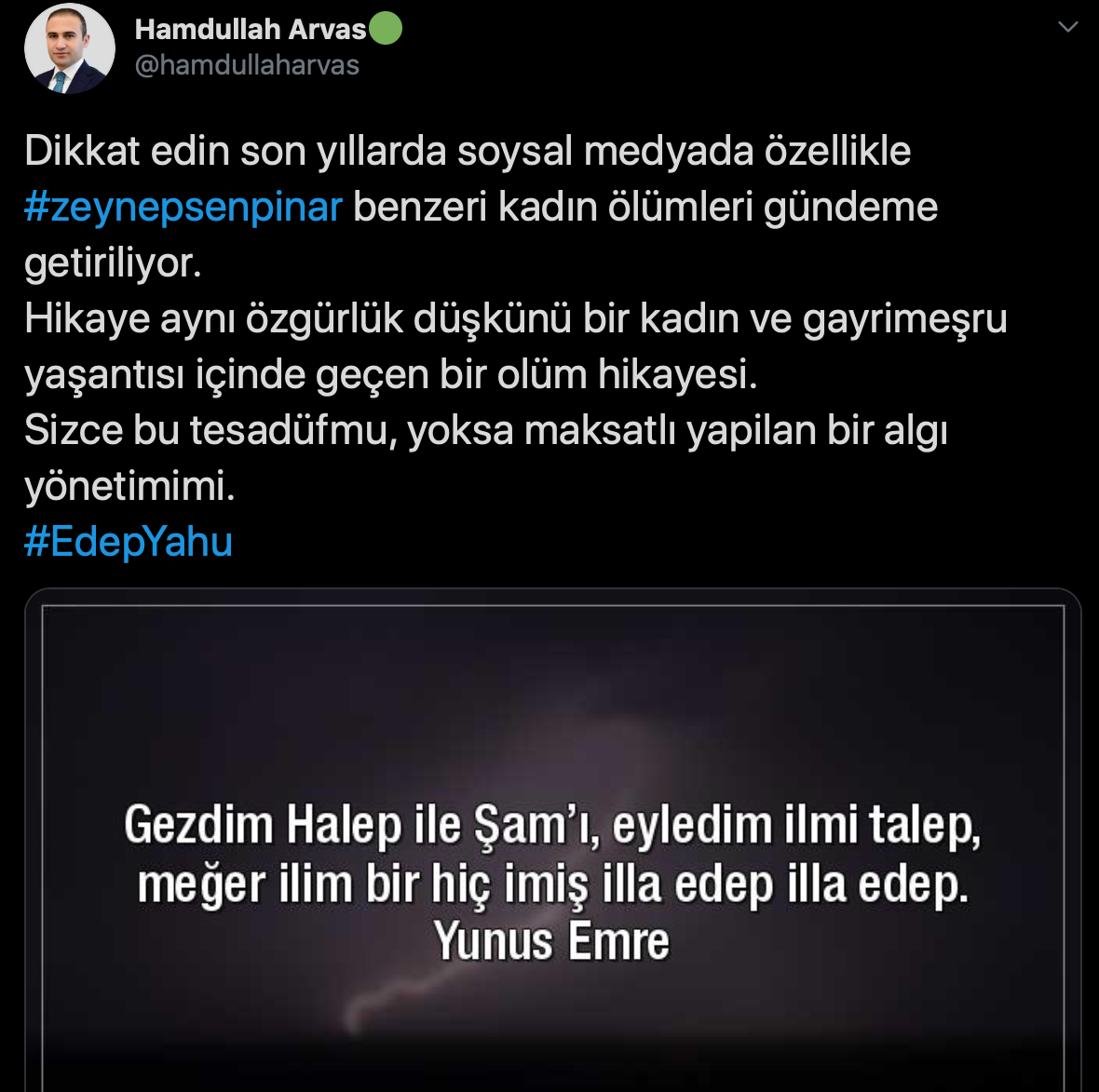 AKP’li meclis üyesi, Zeynep Şenpınar cinayetini skandal sözlerle meşrulaştırdı - Resim : 1