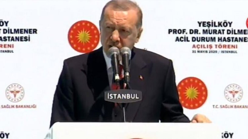 Erdoğan hastane açarken de 'darbe' dedi: 'Milletimizin beklentisi polemik değil'