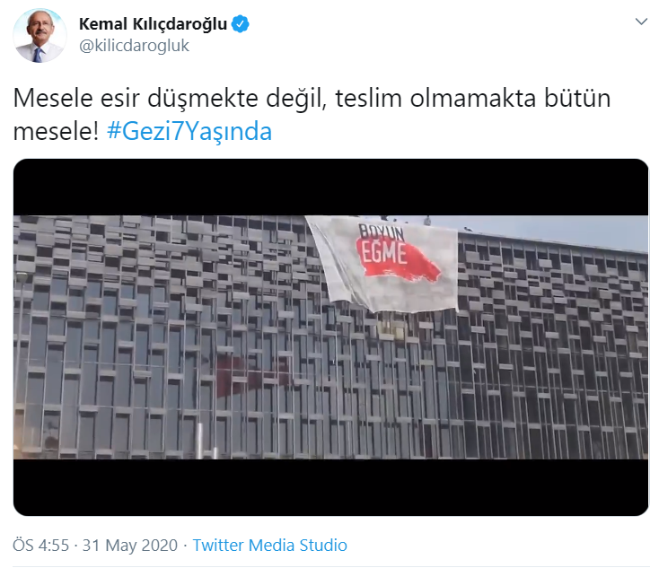 Kılıçdaroğlu'nun sesinden Nazim Hikmet şiirli Gezi videosu - Resim : 1