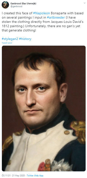 Yapay zekayla Napolyon'un gerçek yüzünü yarattı - Resim : 1