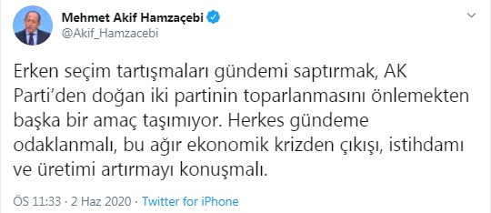 CHP'li Akif Hamzaçebi'den 'erken seçim' yorumu - Resim : 1
