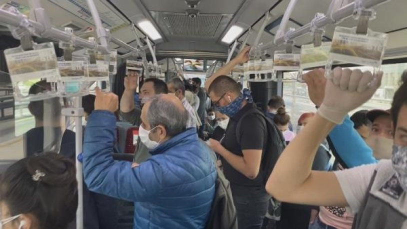 Kalabalık metrobüs videosu paylaşan trolleri üzecek haber: Toplu taşımada yüzde 50 şartını bakın kim kaldırmış?
