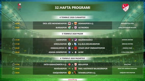 TFF 1. Lig’de maç programı belli oldu - Resim : 4