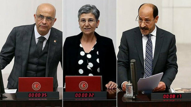 CHP'li Enis Berberoğlu ile HDP'li iki ismin milletvekillikleri düşürüldü