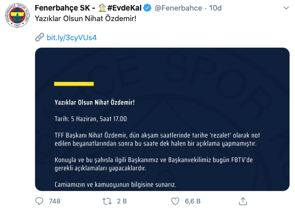 Fenerbahçe: Yazıklar olsun Nihat Özdemir! - Resim : 1