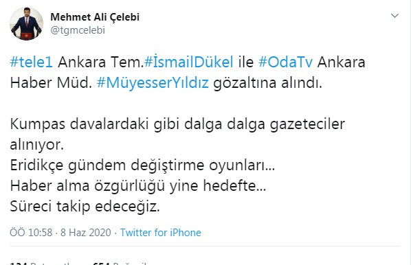 Mehmet Ali Çelebi'den İsmail Dükel ve Müyesser Yıldız tepkisi - Resim : 1