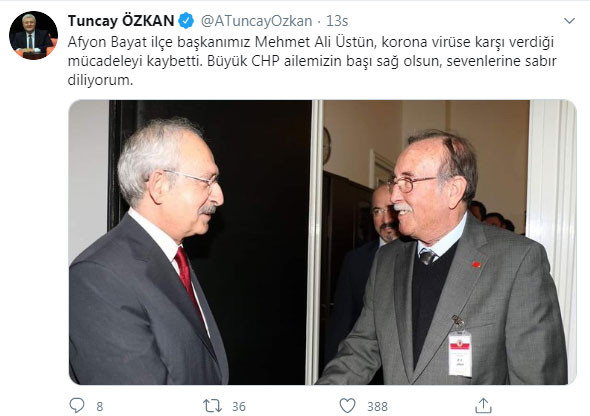 CHP ilçe başkanı koronavirüsten hayatını kaybetti! - Resim : 2