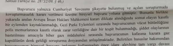 Bakanlık resmen onayladı: Göz çıkarmak 'orantılı' yanıtmış - Resim : 2