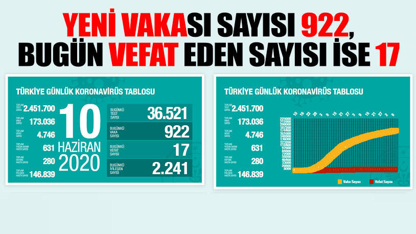 Türkiye'de koronavirüs nedeniyle hayatını kaybedenlerin sayısı 4 bin 746'ya yükseldi