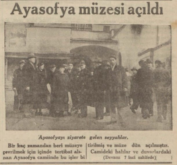 Ayasofya tartışması büyüyor: 'Atatürk'ün imzası sahte' iddiası - Resim : 2
