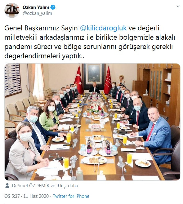 Kılıçdaroğlu milletvekilleri ile pandemi sürecini konuştu - Resim : 1