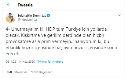 Selahattin Demirtaş'tan HDP'nin yürüyüşü hakkında açıklama - Resim : 4