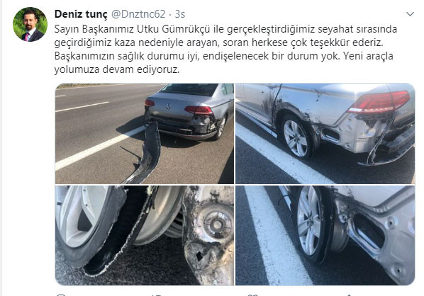 CHP'li belediye başkanı trafik kazası geçirdi - Resim : 2