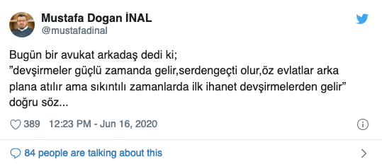 Erdoğan’ın avukatından AKP içine dikkat çeken gönderme: İlk ihanet... - Resim : 1