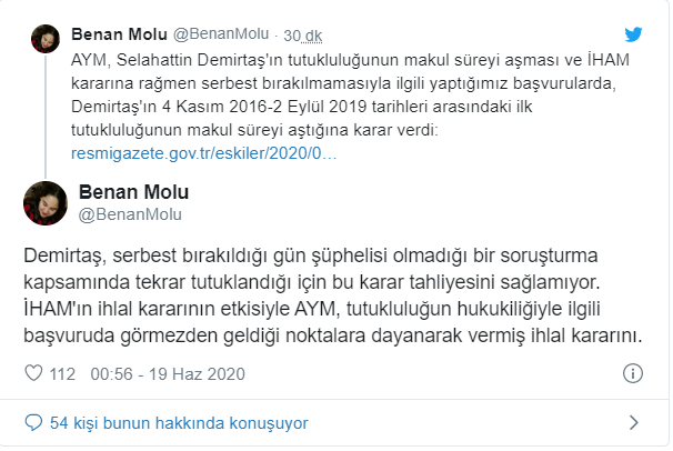 Selahattin Demirtaş tahliye olacak mı? Demirtaş'ın avukatından AYM'nin kararı hakkında ilk yorum - Resim : 1