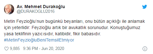 İstanbul Barosu Başkanı: Metin Feyzioğlu artık bir avukatlık sorunudur - Resim : 1