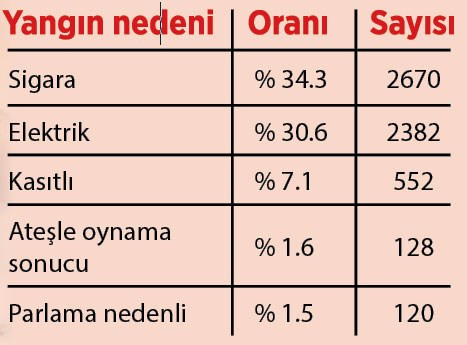 Günde 52 yangın çıktı: İstanbul’u yakan sigara oldu - Resim : 1