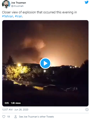 İran'da askeri üs yakınlarında patlama - Resim : 2