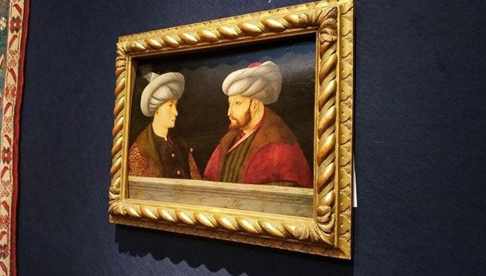 İBB'nin aldığı tabloda Fatih Sultan Mehmet'in yanındaki kişi kim? Prof. Dr. İlber Ortaylı açıkladı - Resim : 1